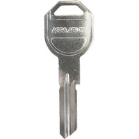 CHIAVE PIATTA YALE GEMMA ORIGINALE - OTTONE NICHELATO- 10 pezzi