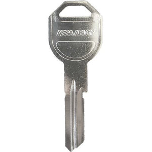 CHIAVE PIATTA YALE GEMMA ORIGINALE - OTTONE NICHELATO- 10 pezzi