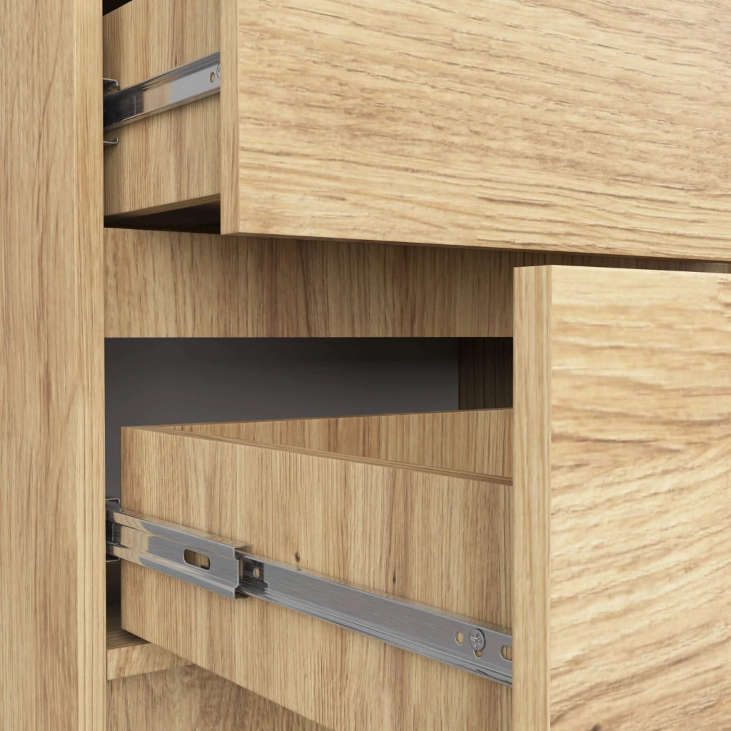 Cassettiera AKORD K60 Cassettiera Quercia Artisan 60 cm 5 cassetti 60x40x121 cm