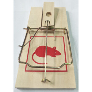 TRAPPOLA PER TOPI BASE LEGNO 17,5X8,3X1 CM- CHINA T MAX 6044- 10,0 pz