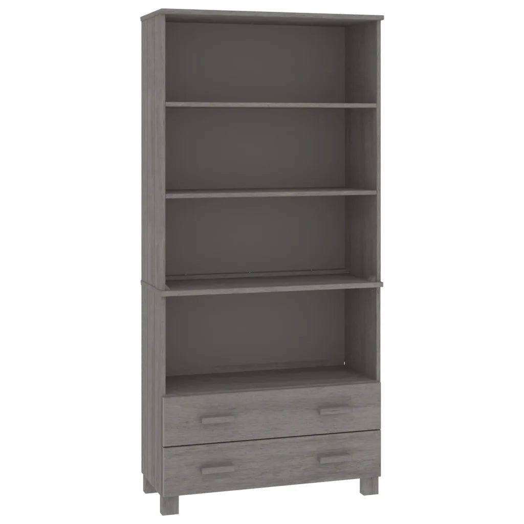 Credenza | Madia | Buffet da pranzo | Armadio da pranzo HAMAR in Legno Massello di Pino Grigio Chiaro