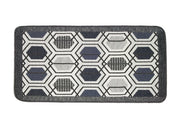 Tappeto Bagno Doccia Antiscivolo Mod. Vietri Tappetino Super Assorbente Cotone Pelo Corto - 60x120 - Blu
