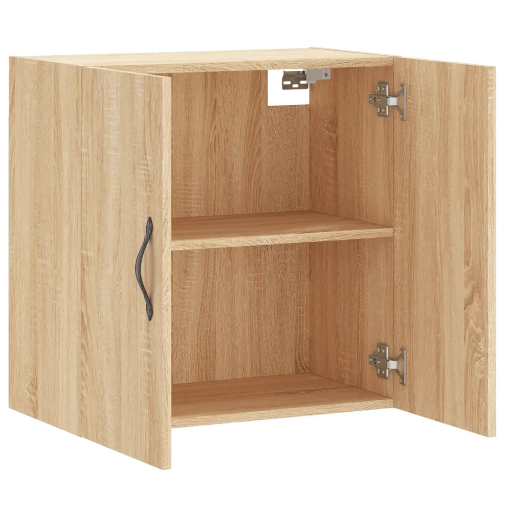 Mobile contenitore a parete pratico in rovere Sonoma 60 x 31 x 60 cm legno composito 02_0048799