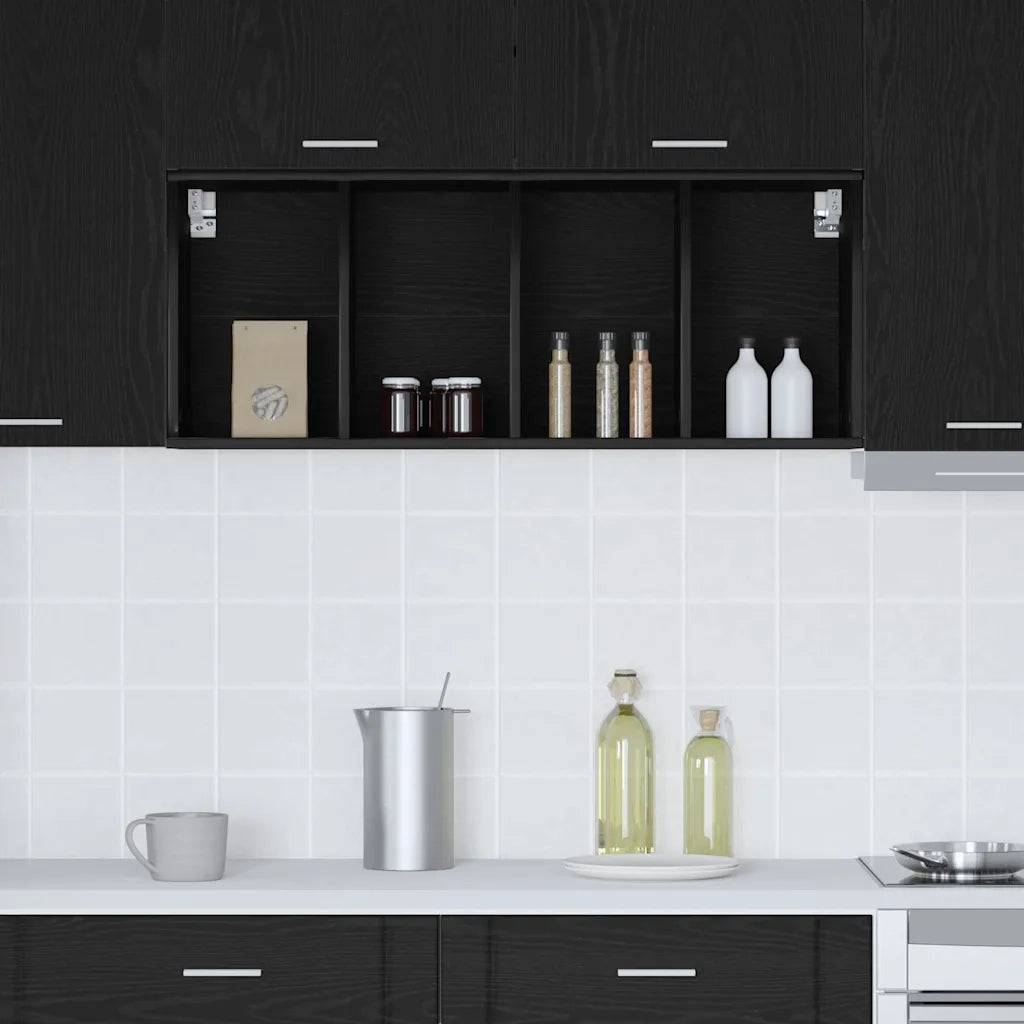 Armadio pensile Rovere Nero 40 x 29,5 x 100 cm