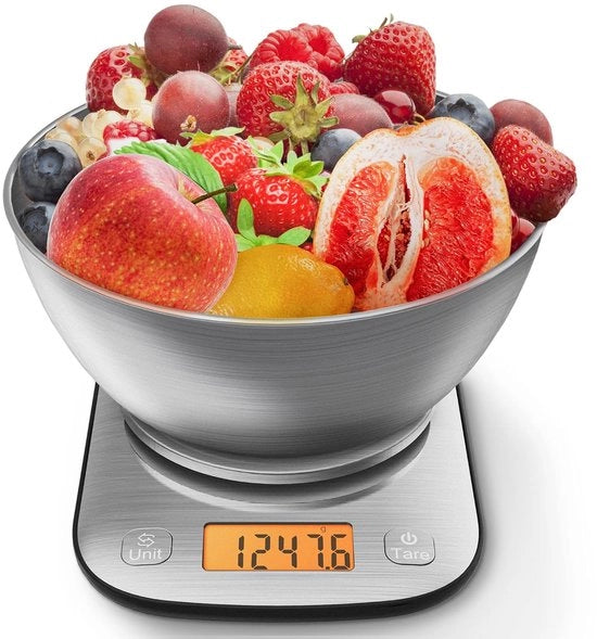 Pesa elettronica da cucina con funzione di divisione - Incl. Divisione - Elettronica - Pesi - Elettrodomestici da cucina - Pesa elettronica - Precisione della pesa - Cucina -