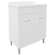 Lavatoio con mobile in legno e vasca con strizzatoio - L cm. 70 x P cm. 40