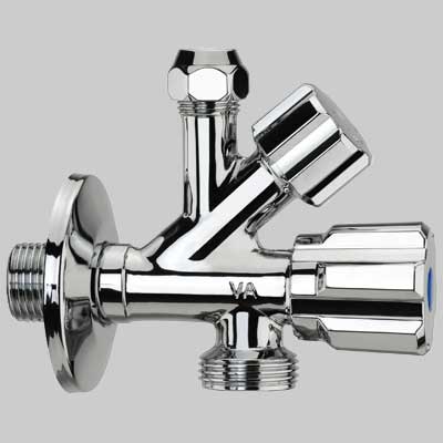 RUBINETTO COMBINATO SOTTOLAVABO E LAVATRICE  Ø 10 3/4x1/2     VA ALBERTONI