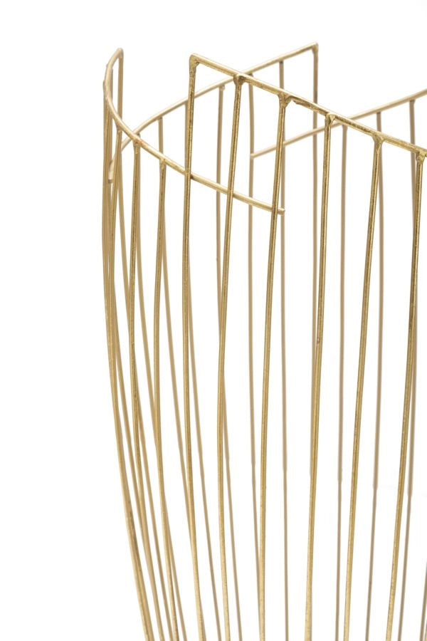 Porta Ombrelli Fashion Oro Ø28x69 cm in Ferro Oro