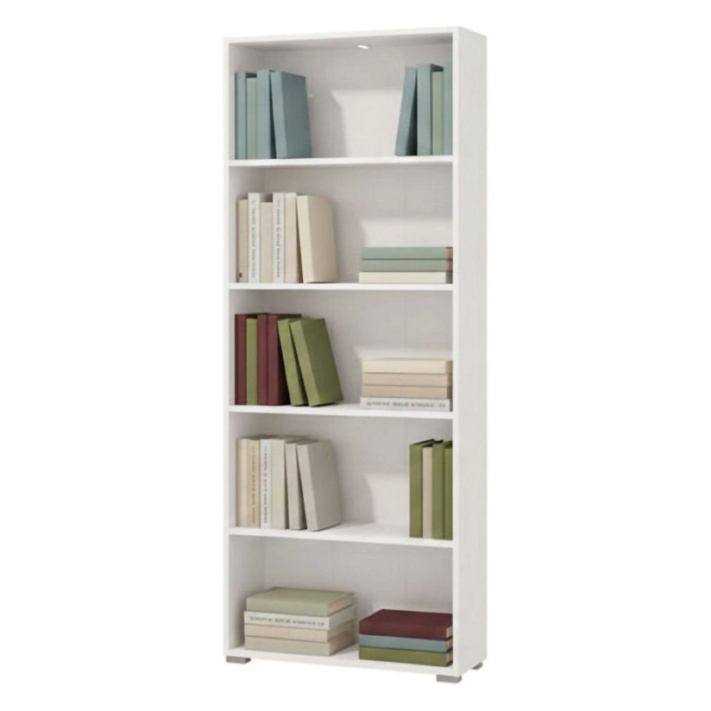 Biblioteca Urgnano, Libreria 4 Ripiani, 70x24.5x176.5h cm Bianco Opaco