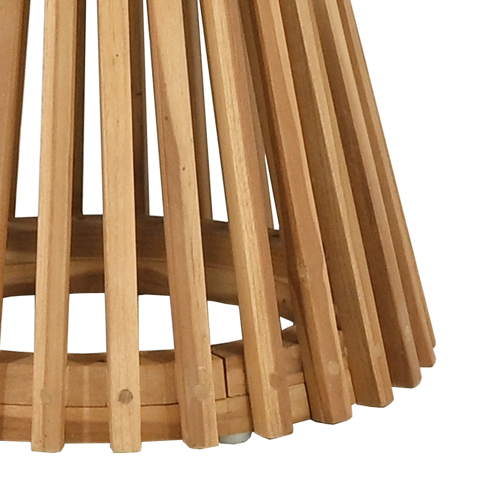 Tavolo Laterale da Giardino Ã˜50x49.5 cm in Legno Massello di Teak