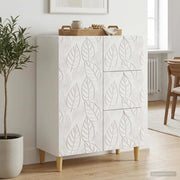 Credenza Bianco Lucido 66 x 34,5 x 90 cm Legno ingegnerizzato 895089