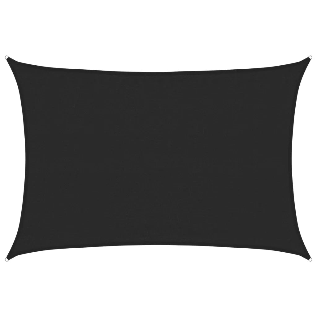 Vela Parasole 160 g/m² Nera 3,5x4,5 m in HDPE 311736
