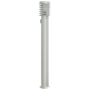 Lampada da terra per esterni con uscita argentata 110 cm acciaio inox argento 02_0042532