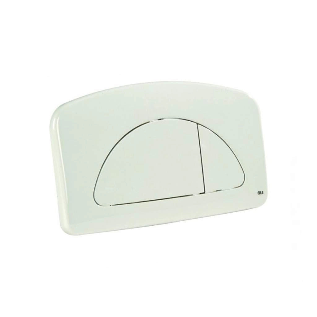 Placca dual cassetta incasso diamante bianca 627001 Oli