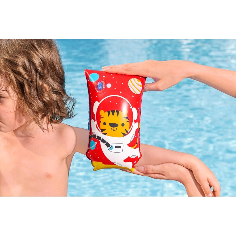 Trade Shop - Braccioli Gonfiabili Da Nuoto Astro Tiger Per Bambini Età 5-12 Anni 30 X 15 Cm 32102y -