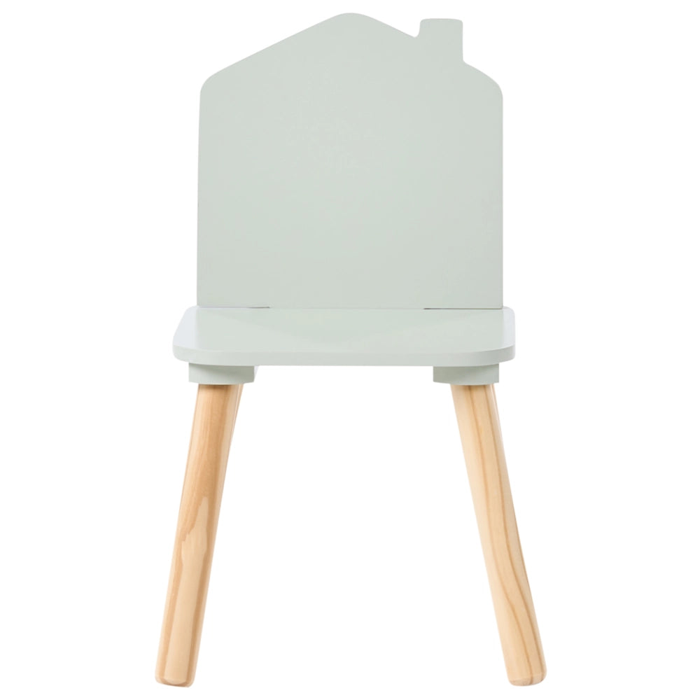 Set da tavolo con sedie a 2 posti per bambini verde chiaro lavagna in MDF legno di pino elegante camera per bambini nursery