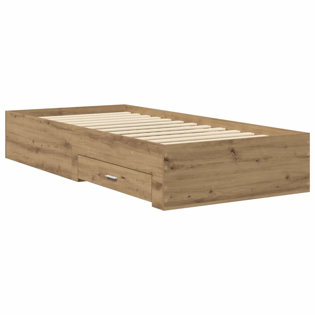 Struttura del letto Rovere Artigianale Legno ingegnerizzato 3429532