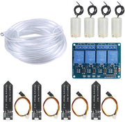 Kit di Irrigazione Automatica per Piante con Sensore di Umidità del Terreno e Mini Pompanti d'Acqua