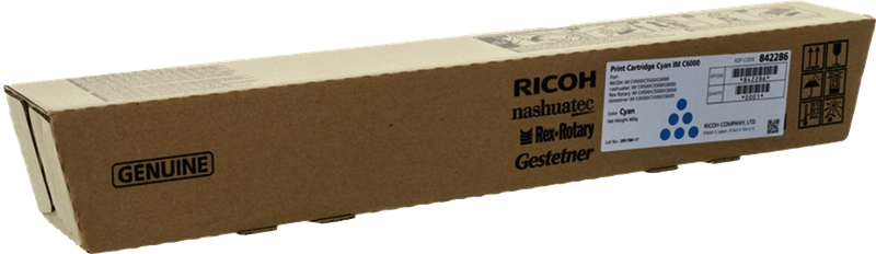 Ricoh 842286 cartuccia toner 1 pz Originale Ciano