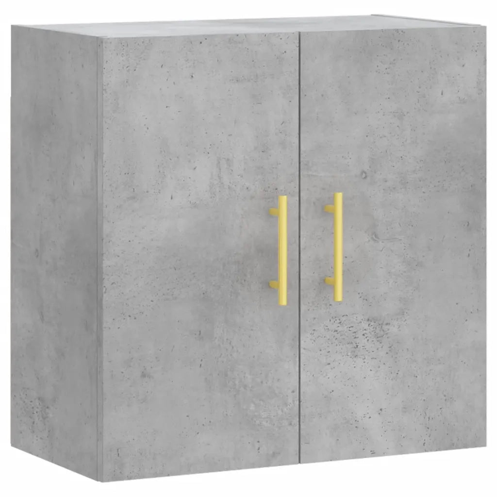 Armadietto a Muro | Mobile a Parete Grigio Cemento 60x31x60 cm in Legno Multistrato