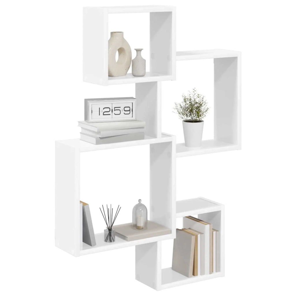 Mensole Cubo da Parete A parete Bianco 64 x 13,5 x 91,5 cm 8012124