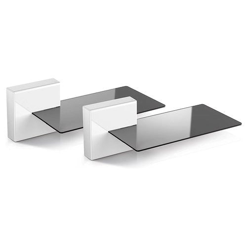 Meliconi ghost cubes soundbar supporto da parete per casse acustiche bianco - 480528