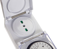 PROGRAMMATORE DA ESTERNO GIORNALIERO PRESA TEMPORIZZATA spina + presa 16A bianco PROXE