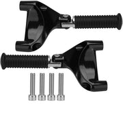 ONF3 - Sostegno Pedale Motocicletta - Sostegno Pedale Posteriore - Alta Qualità CNC-alluminio - Nero - Duraturo e Solido - Adatto per 883 1200 XL 2004-201...