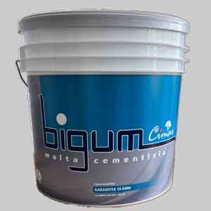 MALTA CEMENTIZIA IMPERMEABILIZZANTE 'BIGUM' 15 kg - 15 kg- CIMAR