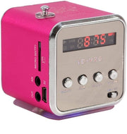 Radio FM Mini Portatile - Supporta Cartucce TF - Ideale per Feste e Viaggi - Disponibile in Rosso - Utilizzabile sia all'Interno che all'Esterno
