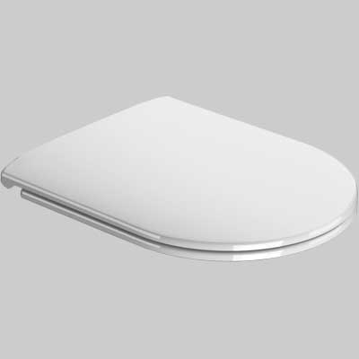 SEDILE TERMOINDURENTE BIANCO VELA LINEA CHIUS. RALLENTATA MOOD CERAMIC coprivaso copriwater