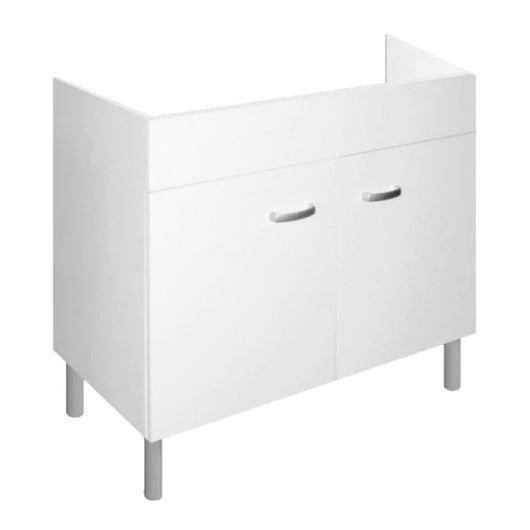 MOBILE SOTTOLAVELLO CUCINA IN LEGNO NOBILITATO PER LAVELLI INOX - DIMENSIONI: CM (LXPXH)= 80X50X66  BIANCO