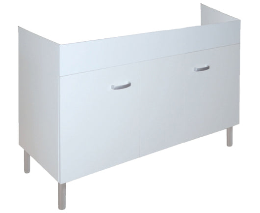 MOBILE SOTTOLAVELLO CUCINA IN LEGNO NOBILITATO BIANCO PER LAVELLI IN PORCELLANA - DIMENSIONI: CM (LXHXP)= 80X66X45