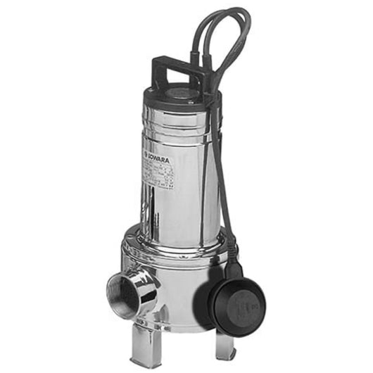 ELETTROPOMPA SOMMERGIBILE IN ACCIAIO MONOFASE PER ACQUE LURIDE MODELLO DOMO - HP 1,5  KW 1,1  230 V  - LOW