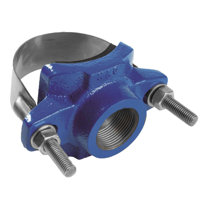 COLLARE DI DERIVAZIONE AD ARTIGLIO - DN MM 100 -(D MIN) 112  (D MAX) 126 -  ATTACCO 2  - MAP