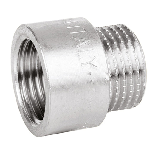 RACCORDO DIRITTO MASCHIO/FEMMINA IN OTTONE CROMATO SERIE 1500 - 3/4X40 MM  - ATA