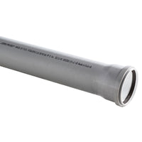 TUBO 1 BICCHIERE AD INNESTO IN PP CON GUARNIZIONE SERIE ED TECH - ø110 MT 2  - WAV