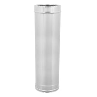 CANNA FUMARIA DOPPIA PARETE ACCIAIO INOX AISI 316 PARTE INTERNA AISI 304 PARTE ESTERNA MM 500 - ø250 INTERNO - ø300 ESTERNO - SP. 0,5 MM  - EUF