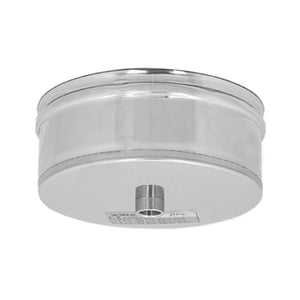 TAPPO CONDENSA MONOPARETE ACCIAIO INOX AISI 304 - ø150  - EUF