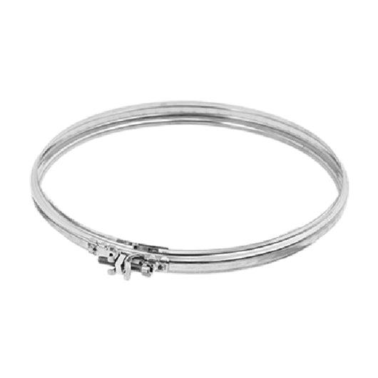 FASCETTA DI BLOCCAGGIO PER CANNE FUMARIE MONOPARETE IN ACCIAIO INOX AISI 304 - ø150  - EUF