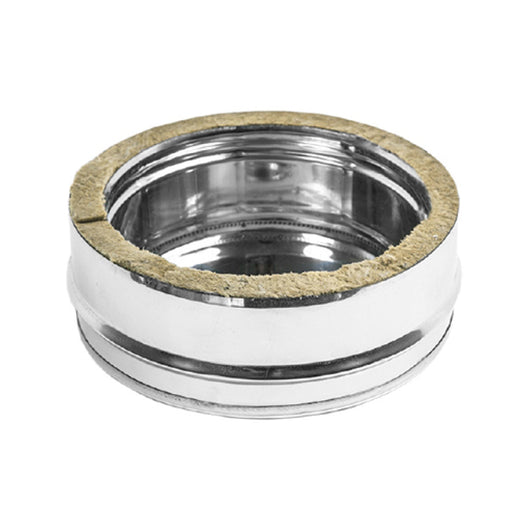 TAPPO CONDENSA DOPPIA PARETE ACCIAIO INOX AISI 316 PARTE INTERNA AISI 304 PARTE ESTERNA - ø250 INTERNO - ø300 ESTERNO - SP. 0,5 MM  - EUF