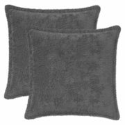 Federa 2 pcs HOUTEN Grigio Scuro 35 x 35 cm 916629