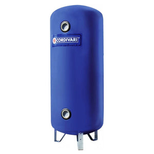 SERBATOIO ACQUA REFRIGERATA ZINCATO VERTICALE COIBENTATO 20MM MODELLO ZC 20 VT - LT 300  - COR