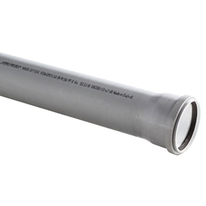 TUBO 1 BICCHIERE AD INNESTO IN PP CON GUARNIZIONE SERIE ED TECH - Ø90 MT 1,5  - WAV