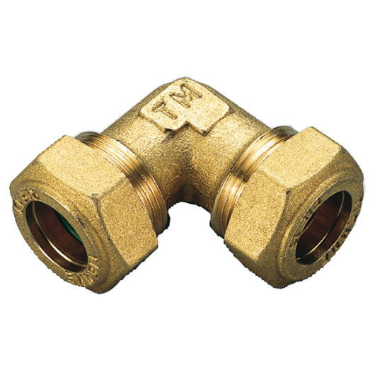 RACCORDO CURVO INTERMEDIO PER GAS CON TENUTA O-RING PER TUBO RAME SERIE 1350 - ø14  - TIM