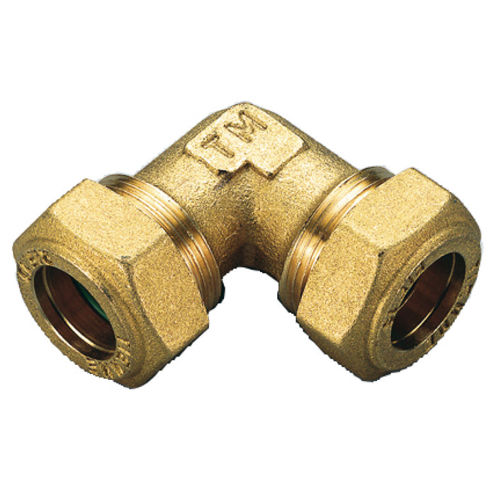 RACCORDO CURVO INTERMEDIO PER GAS CON TENUTA O-RING PER TUBO RAME SERIE 1350 - ø18  - TIM