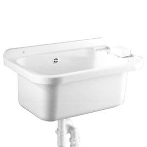 PILOZZO DA PARETE IN RESINA BIANCO - CM 50 x 35