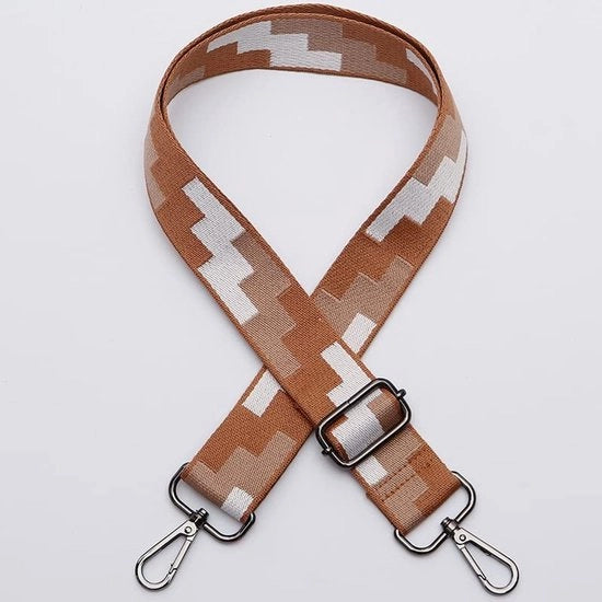 Cinturone Regolabile 80-140 cm - Taschi Larghi - Cinturino per Borsa - Fodera in Nylon Duraturo - Ferro di Balanciere - Comodo e Solido - Cinturone per Borsa