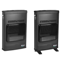 STUFA BLUE-FLAME METANO MODELLO ECO 45 - GRIGIO - 4,1KW  - SIA