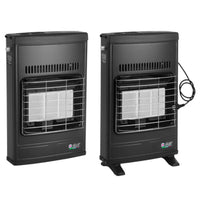 STUFA INFRAROSSI MODELLO ECO40 - METANO - VENTILATA - GRIGIO - 4,2KW  - SIA